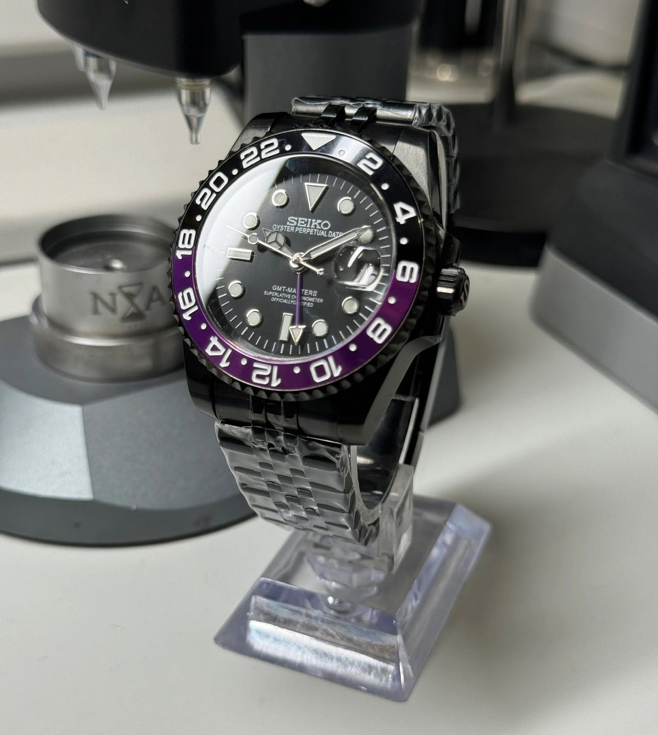Seiko GMT-Master II Mod ‘Black Joker’ 40