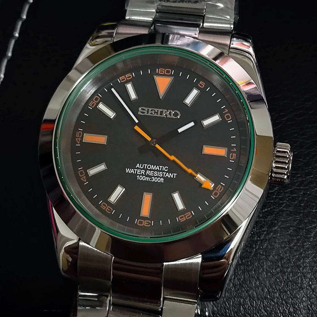 Seiko Mod Milgauss Black Dial 39