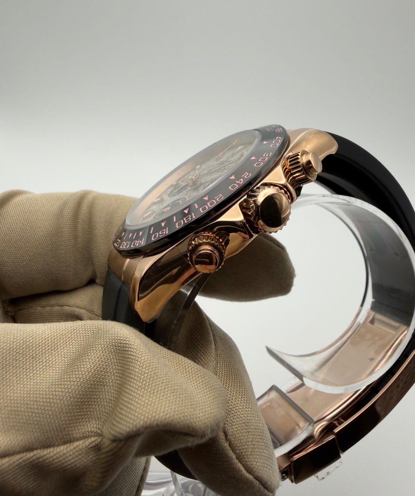 Seiko Daytona Mod ‘Rose Gold Meteorite Dial’ 40