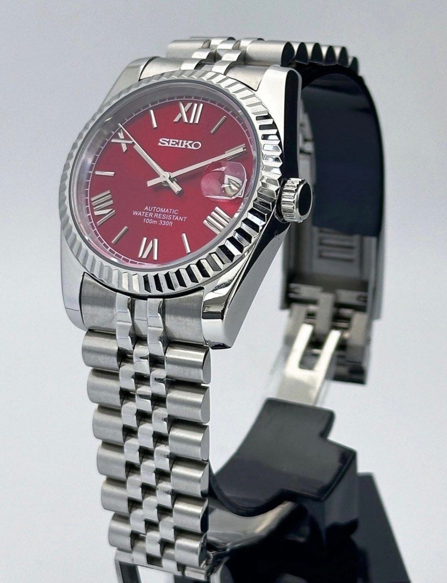 Seiko Datejust Mod ‘Scarlet Red Dial’ 36/39