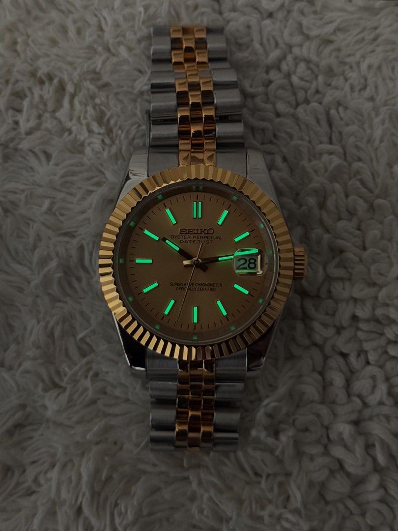 Seiko Datejust Gold Dial Two-Tone 36/39
