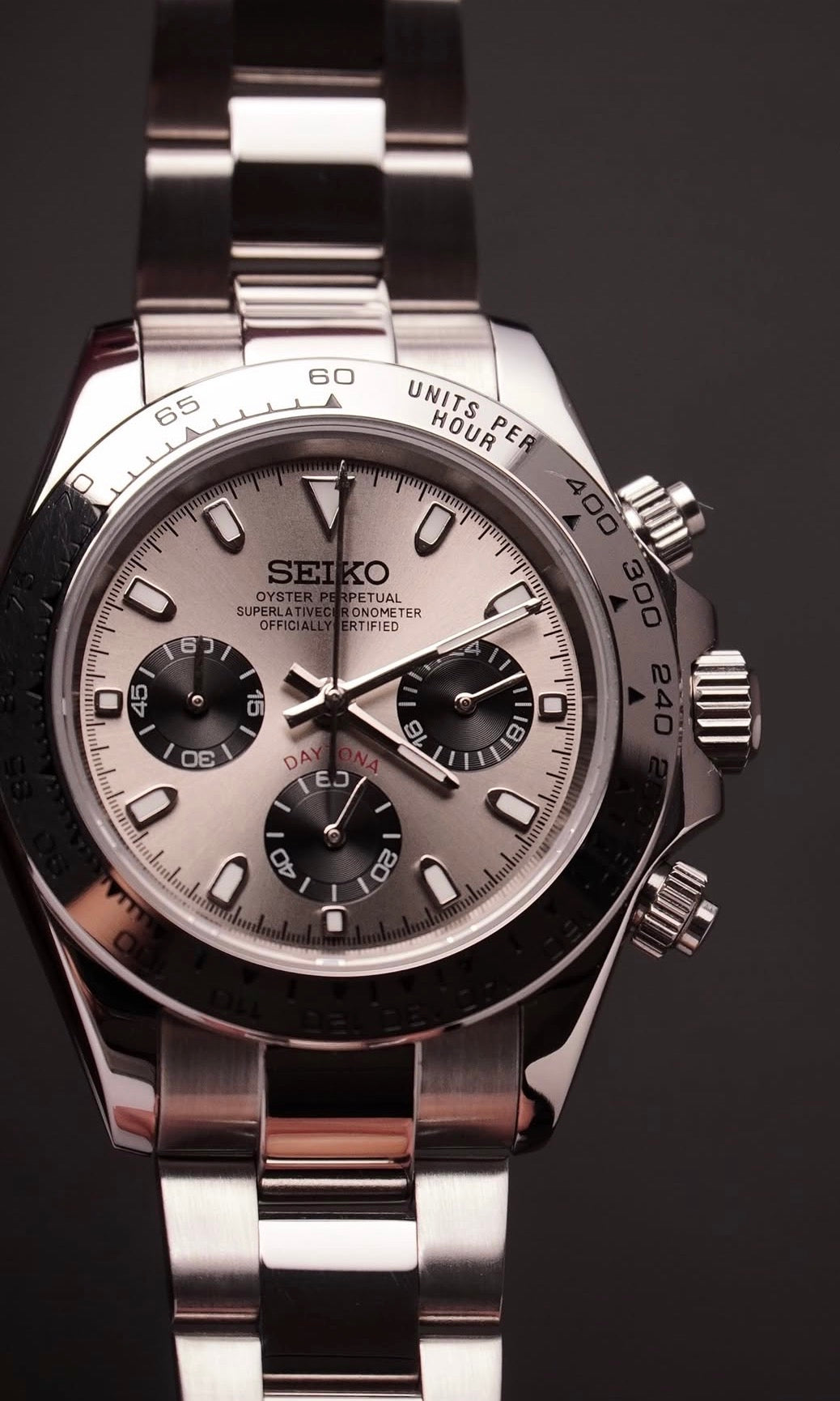 Seiko Daytona Mod ‘White Gold Ghost’ 40