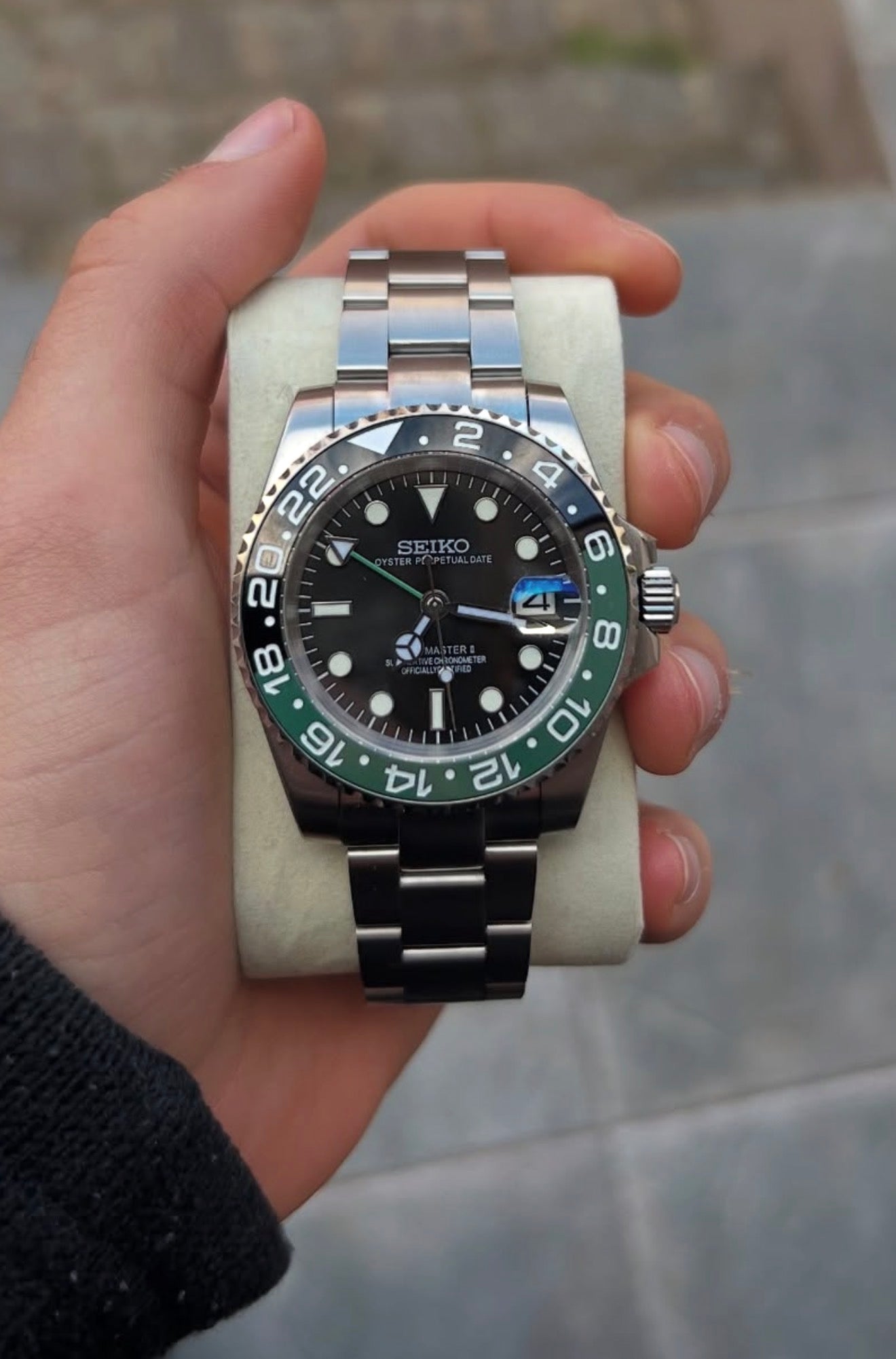 Seiko GMT-Master II Mod ‘Sprite Oyster Bracelet’ 40