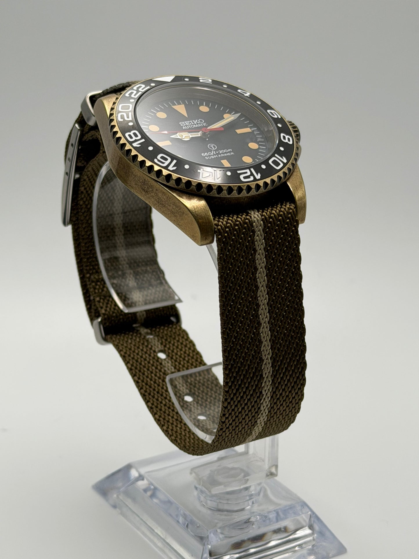 Seiko Vintage Submariner Mod ‘Bronze Case’ 40mm