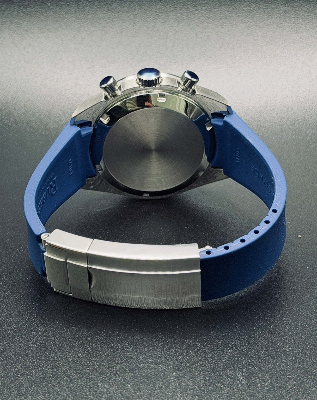 Seiko Speedmaster Mod ‘Snoopy’ Blue Rubber Strap 40