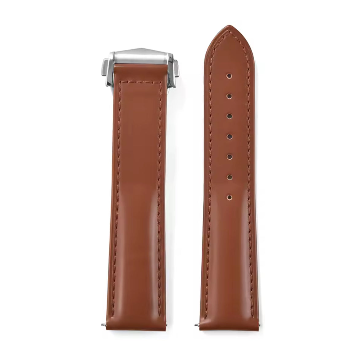 Smooth Genuine Leather Strap (19mm/20mm/21mm/22mm)