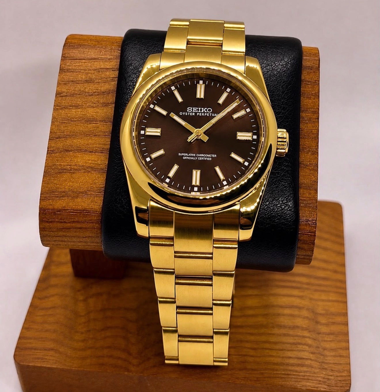 Seiko Ouster Perpetual Mod ‘Gold Chocolate Dial’ 36/39