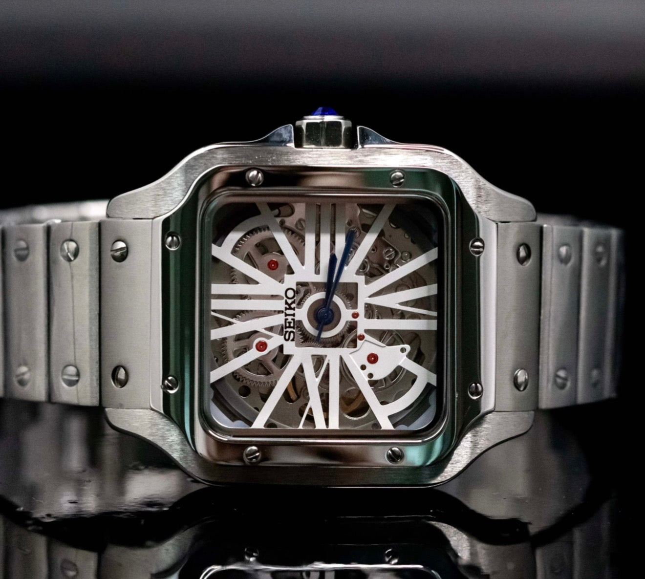 Seiko Santos Mod ‘White Skeleton’ 39mm