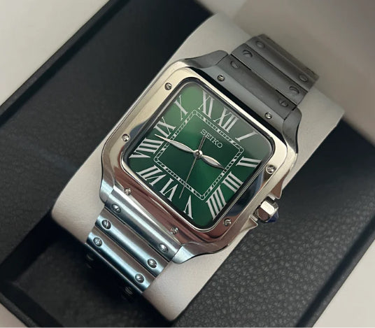 Seiko Santos Green Dial 39