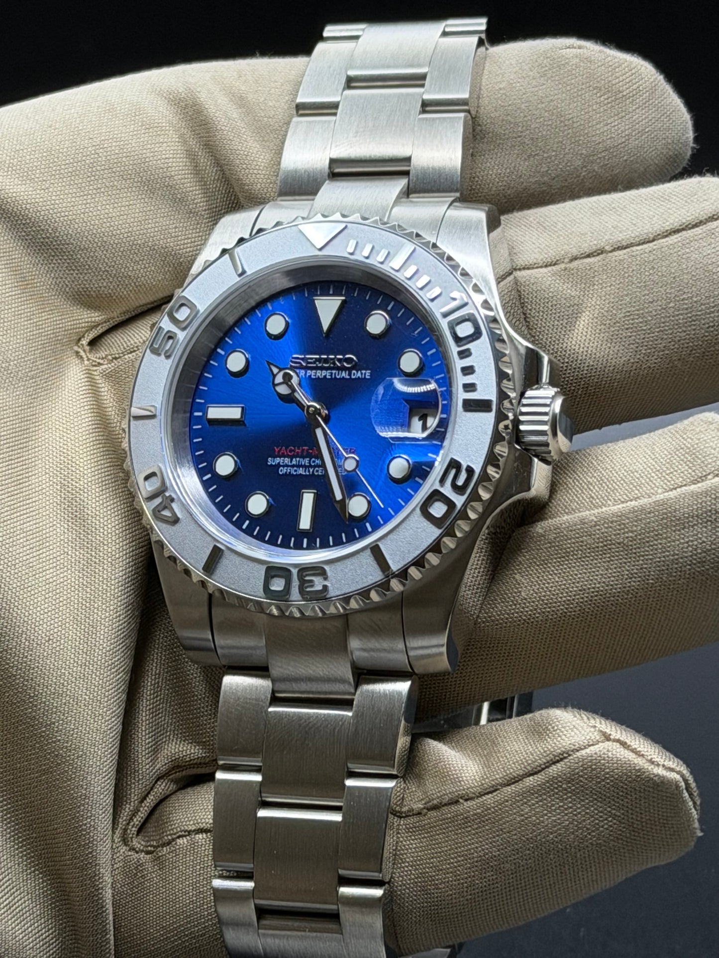 Seiko Yachtmaster Mod ‘Captain America’ 40