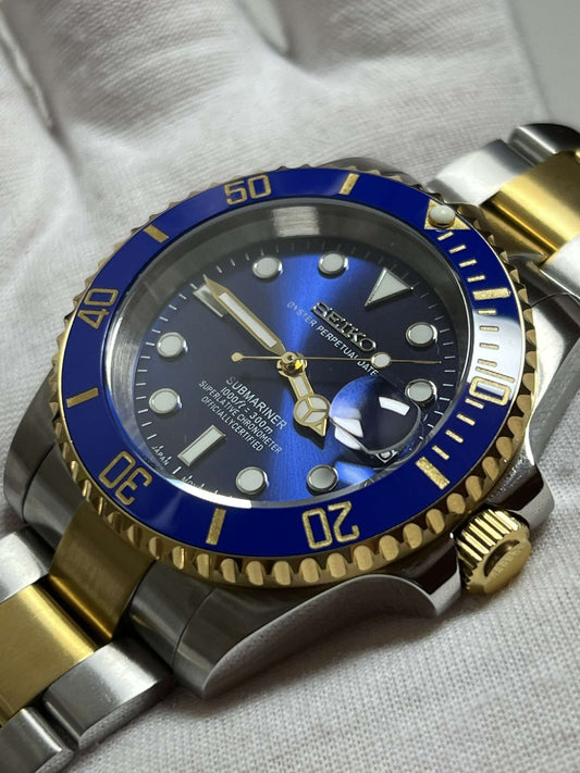 Seiko Submariner Mod Two-tone ‘Bluesy’ 40