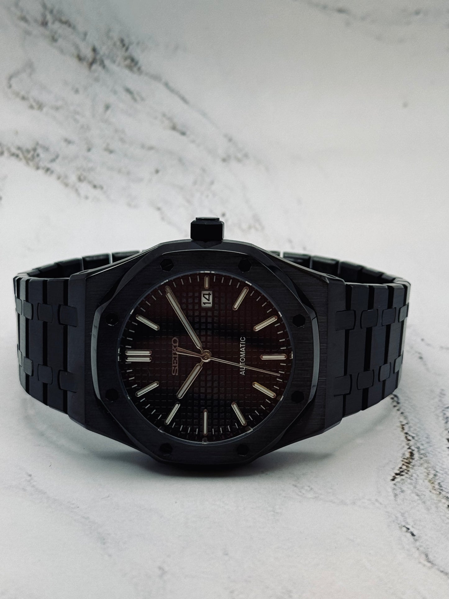 All-Black PVD Seiko Royal Oak AP 41