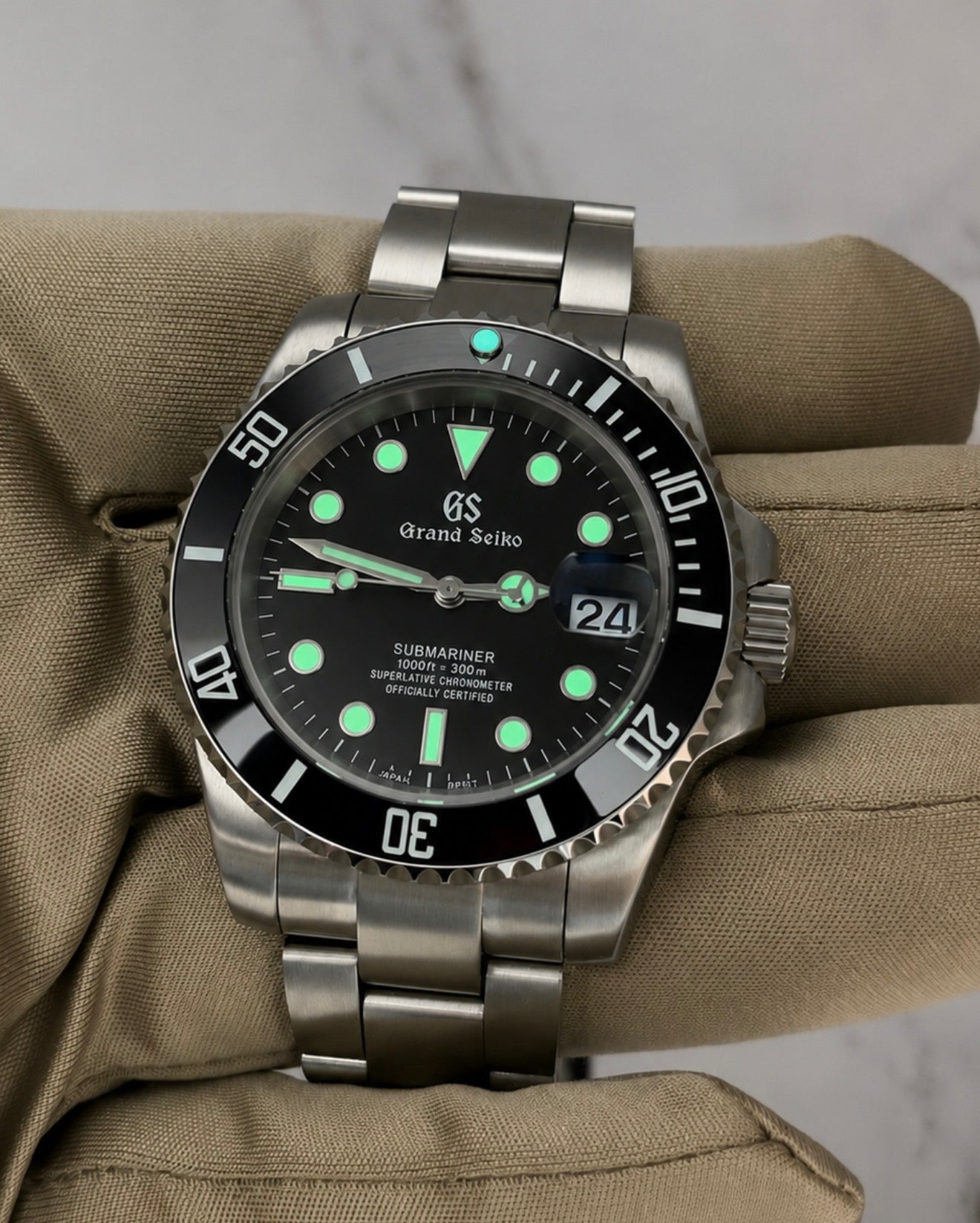 GS Mod Submariner ‘Steel Black Dial’ 40