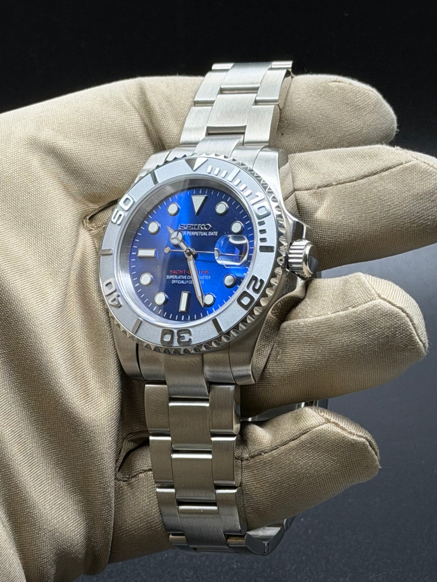 Seiko Yachtmaster Mod ‘Captain America’ 40