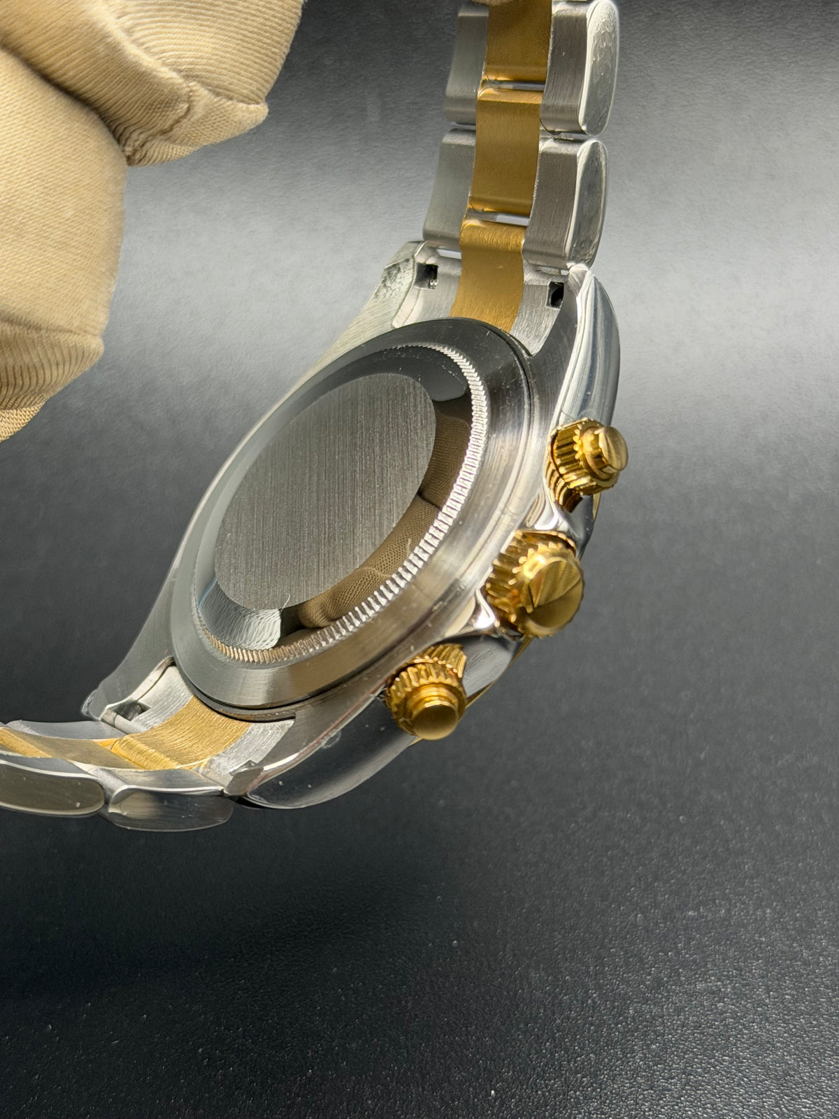 Seiko Daytona Mod ‘Gold Two-Tone White Dial’ 40