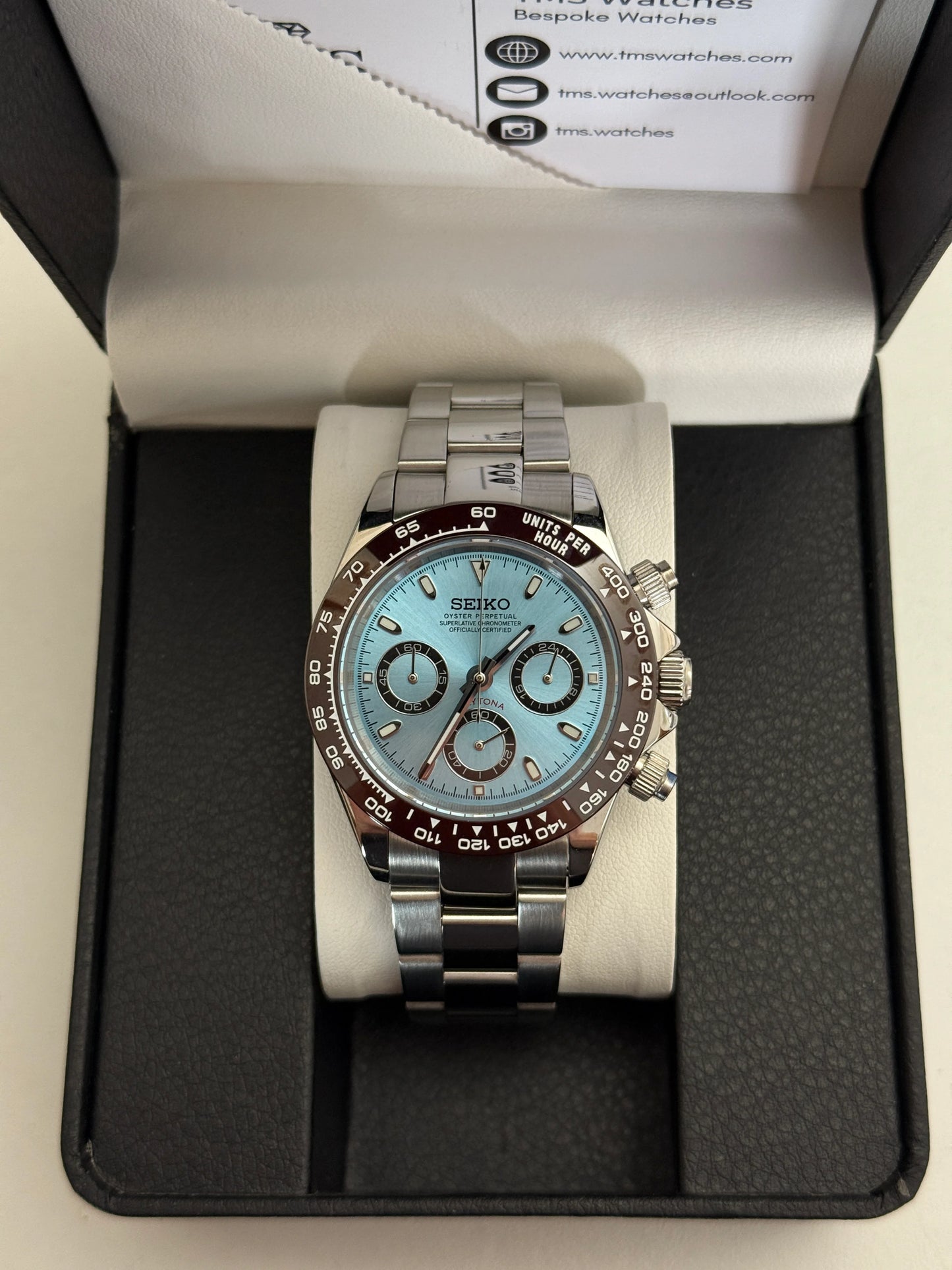 Seiko Daytona Mod ‘Steel Platona’ 40