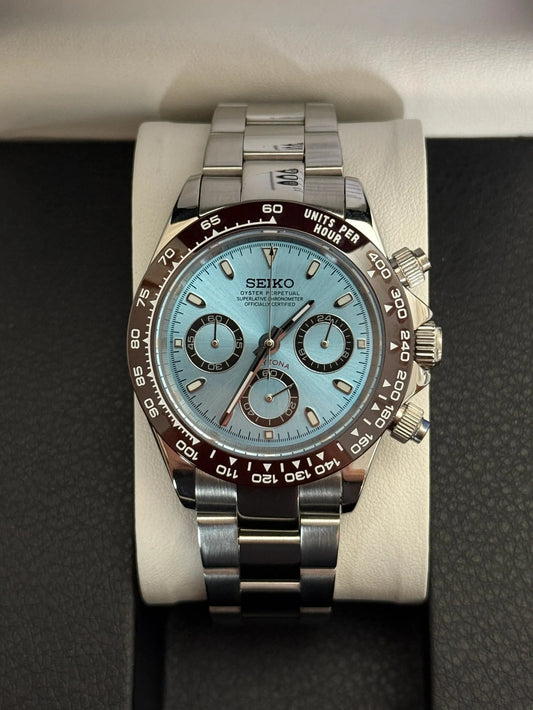 Seiko Daytona Mod ‘Steel Platona’ 40