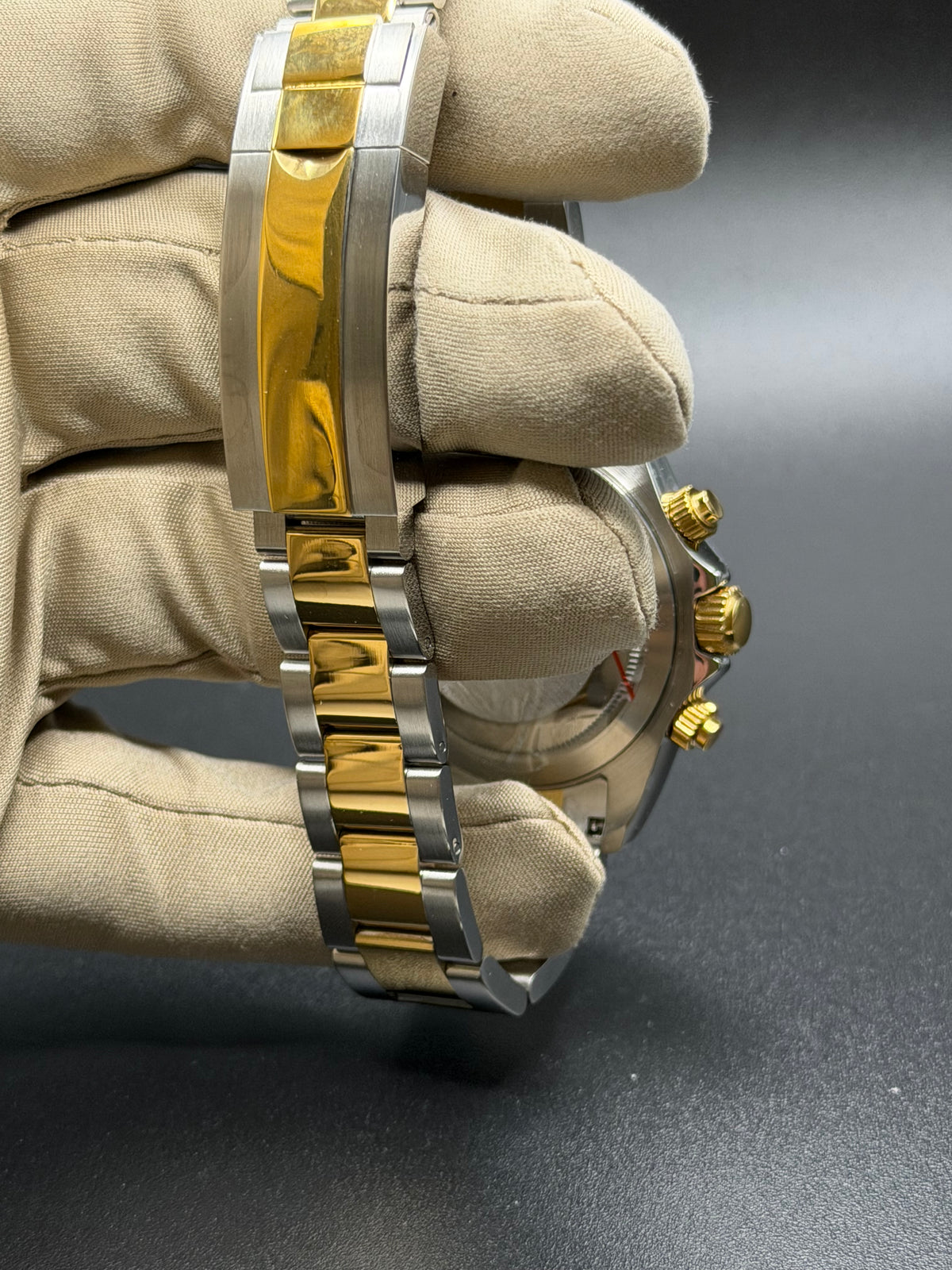 Seiko Daytona Mod ‘Gold Two-Tone White Dial’ 40