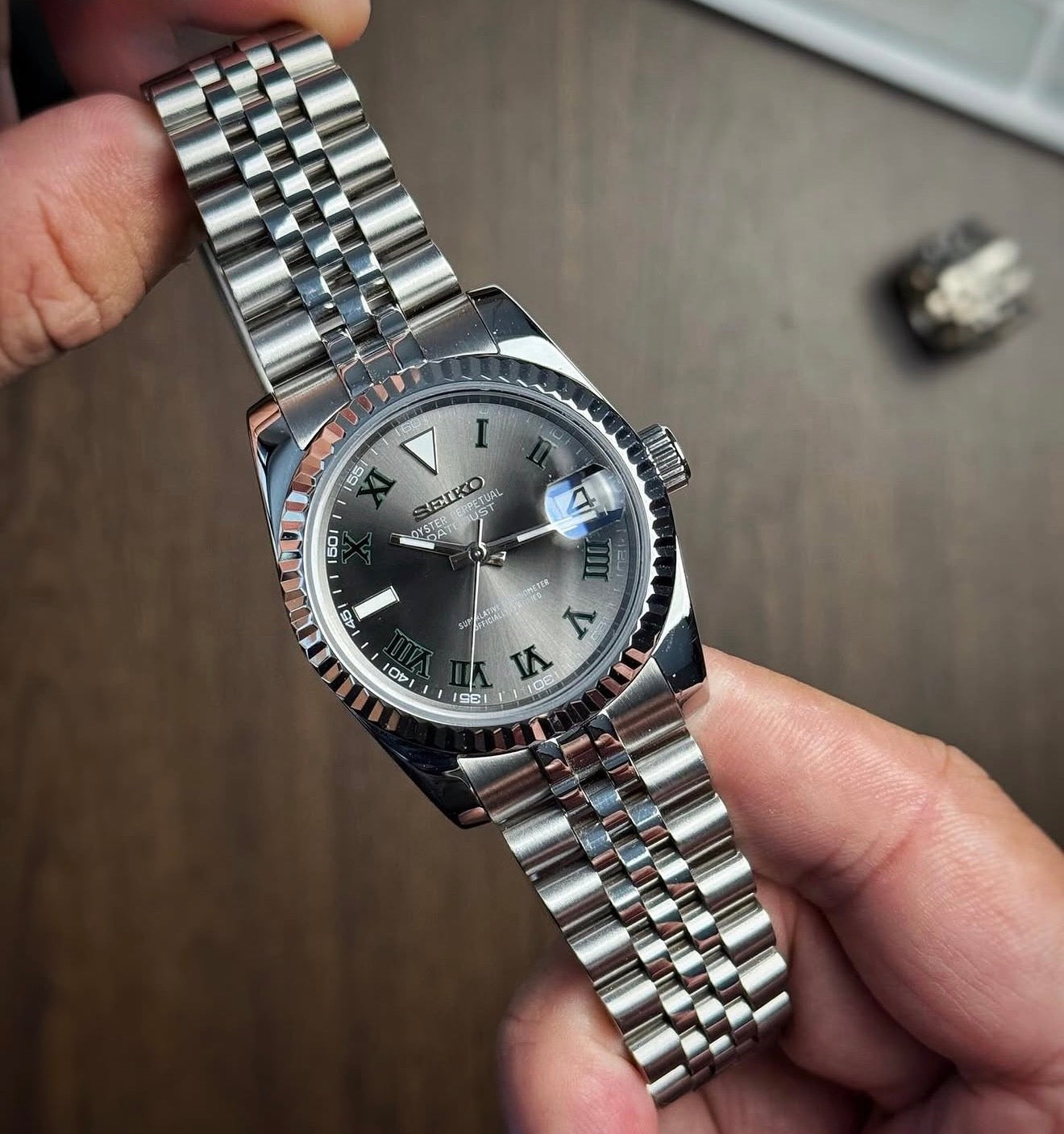 Seiko Date-just mod ‘Wimbledon Dial’ 36/39