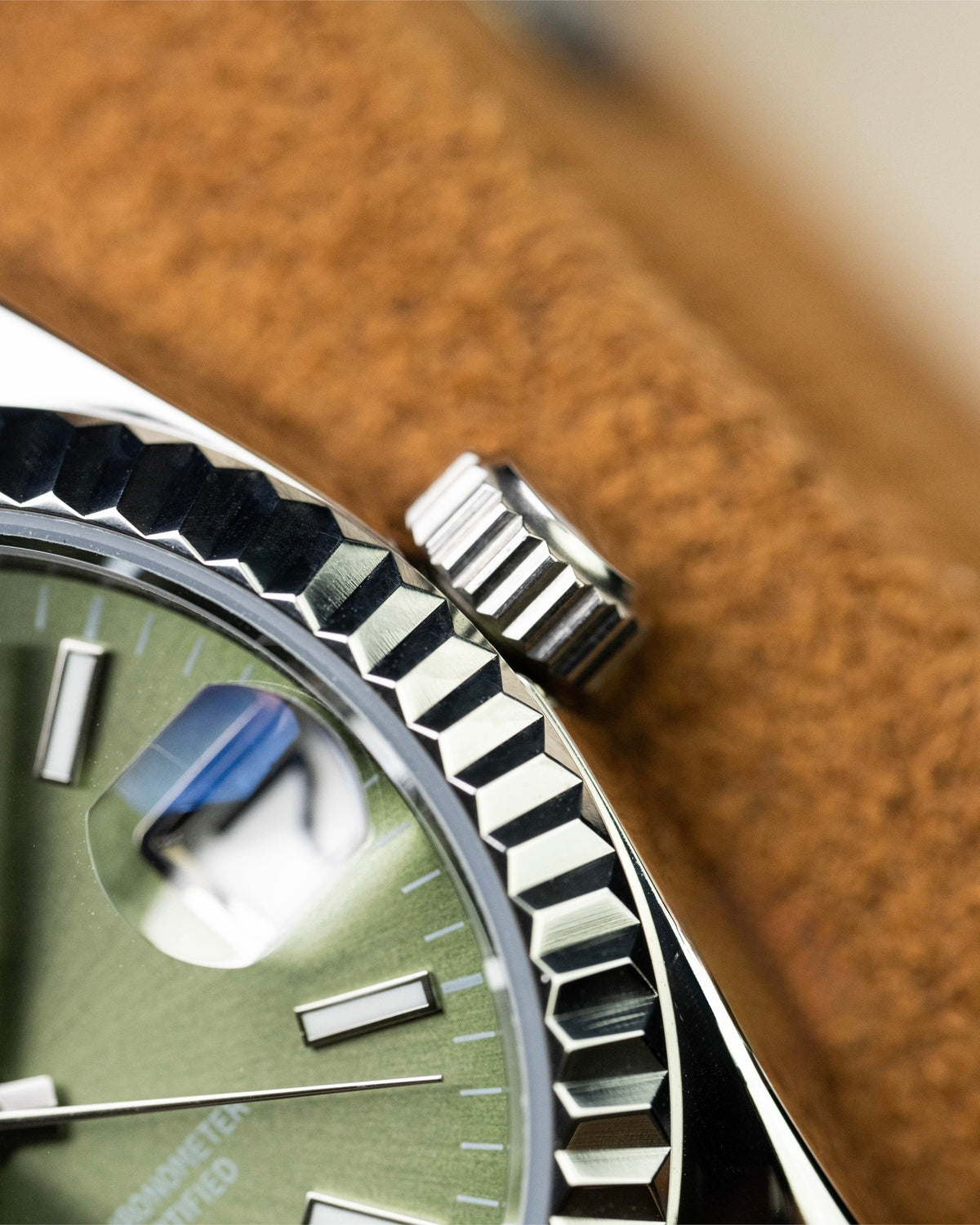 Seiko Date-just Mod ‘Olive Green Dial’ 36/39