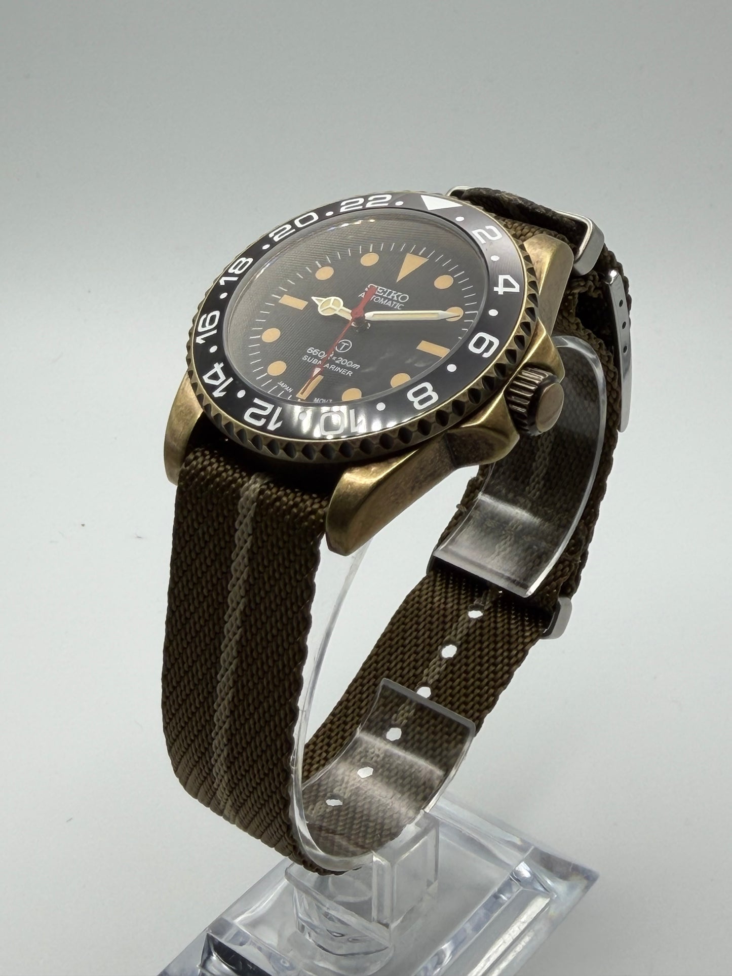 Seiko Vintage Submariner Mod ‘Bronze Case’ 40mm
