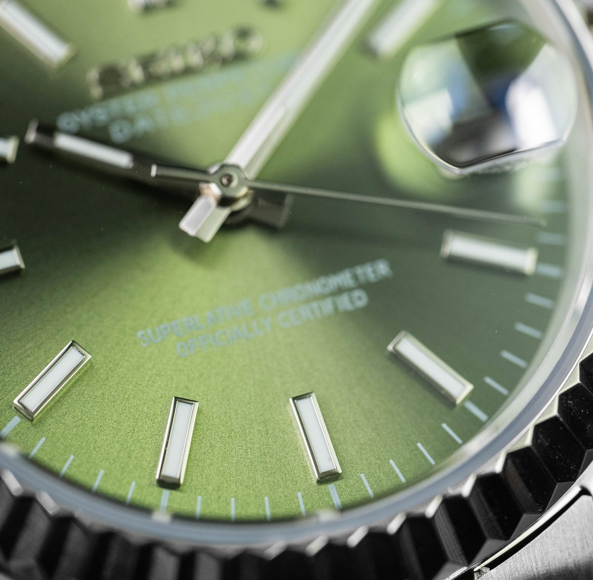 Seiko Date-just Mod ‘Olive Green Dial’ 36/39
