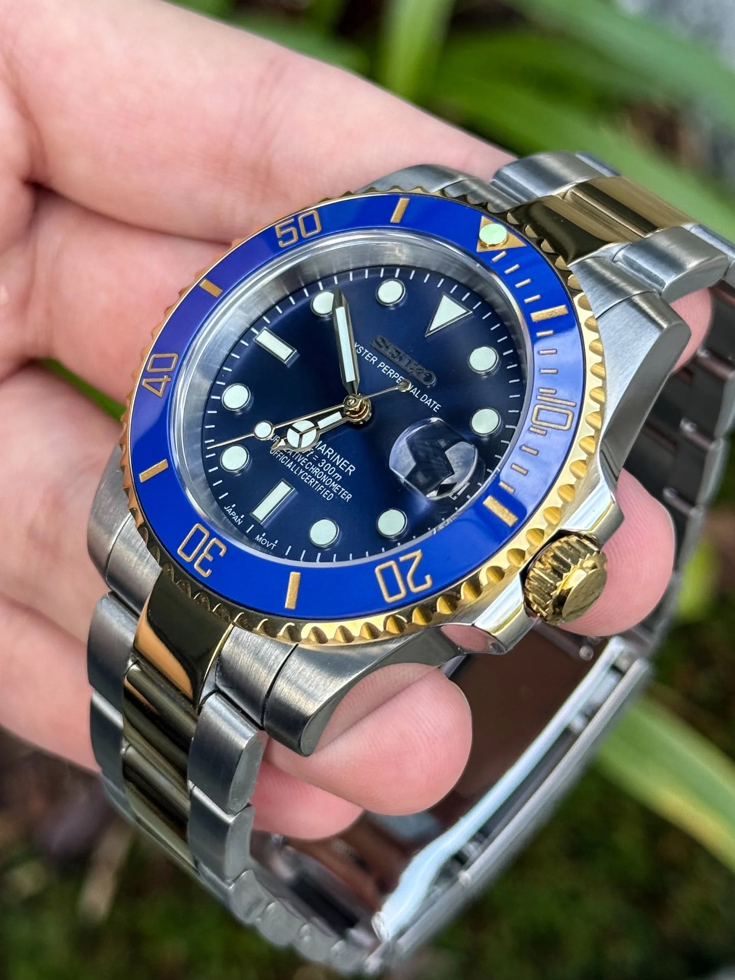 Seiko Submariner Mod Two-tone ‘Bluesy’ 40