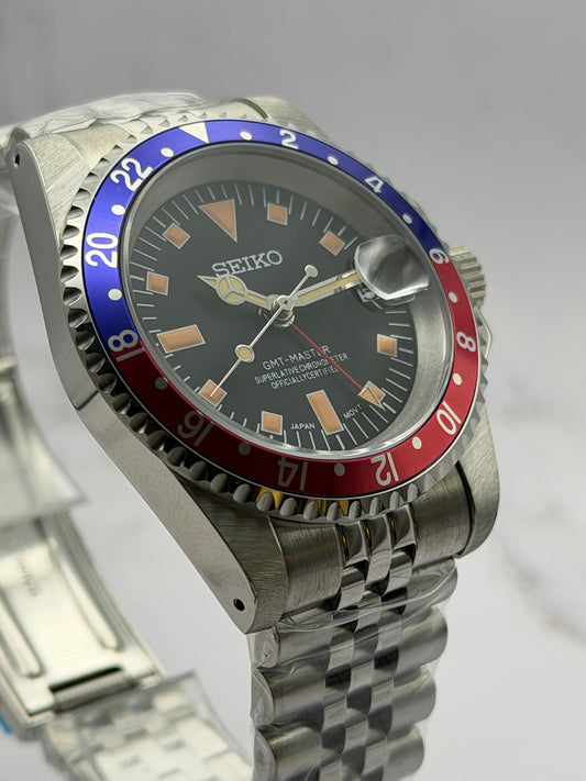 Seiko Vintage GMT- Master Mod ‘Pepsi’ 40