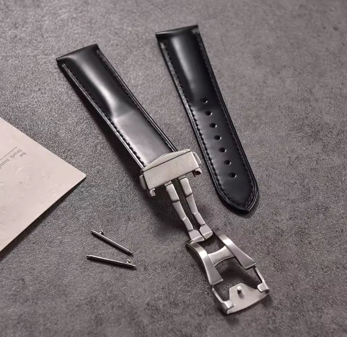 Smooth Genuine Leather Strap (19mm/20mm/21mm/22mm)