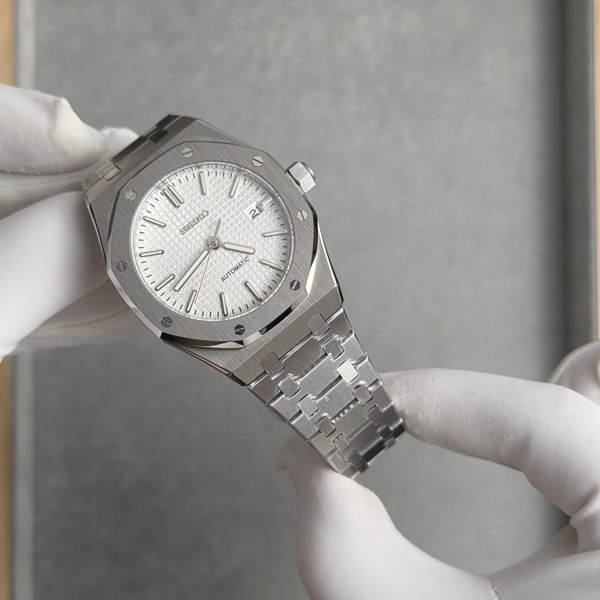 Seiko Royal Oak Mod ‘White Dial’ 41