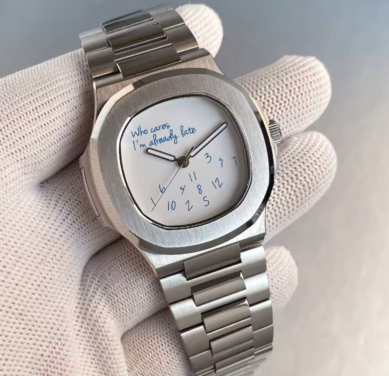 Seiko Nautilus Mod ‘Who Cares I’m already late’ 40