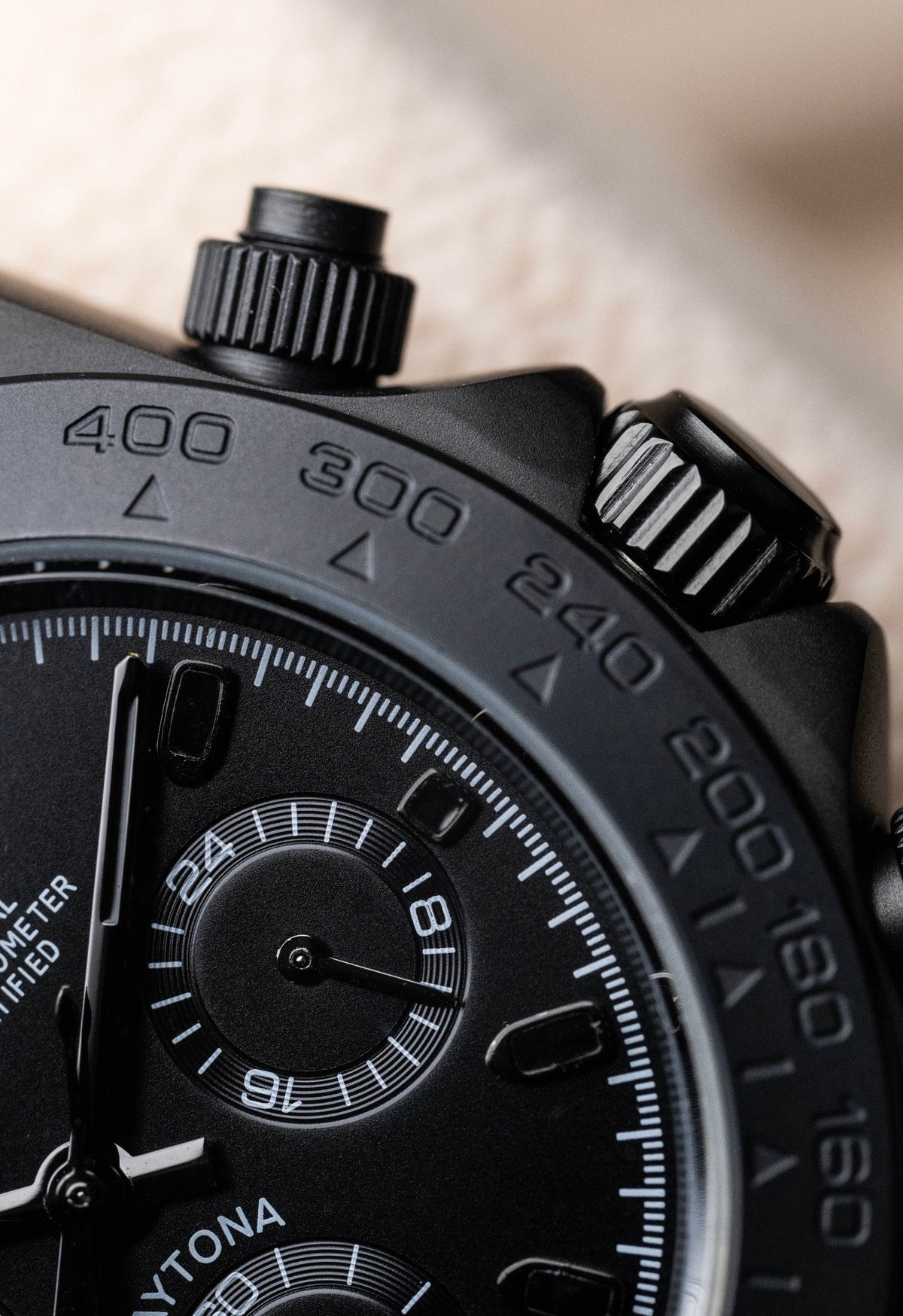 Seiko Daytona Mod ‘All Black Everything’ 40