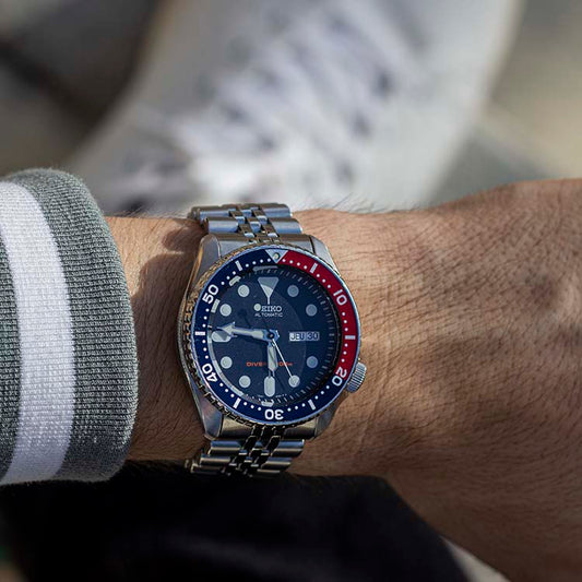 Seiko SKX Mod Pepsi Day-Date Diver 41