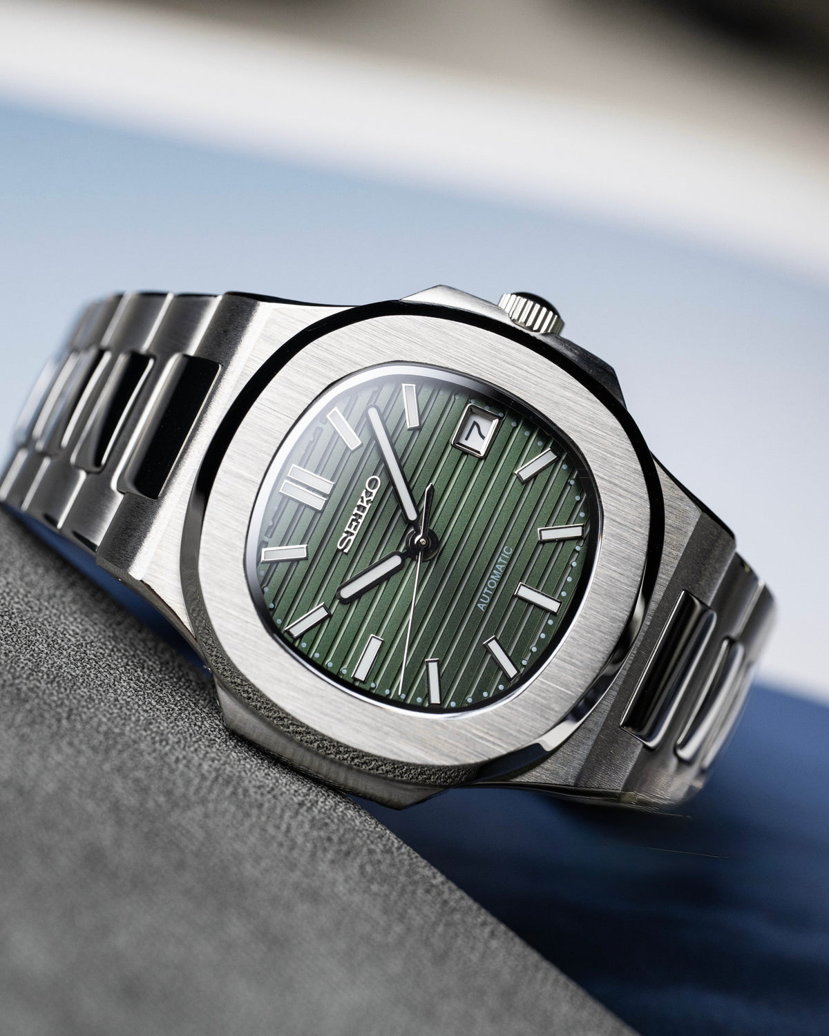 Seiko Nautilus Mod ‘Olive Green Dial’ 40