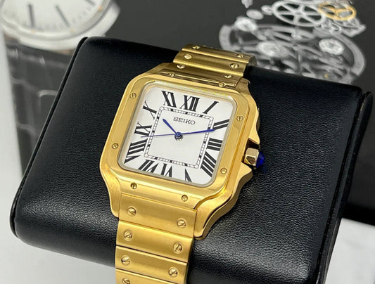 Seiko Santos Mod ‘Full Gold’ 39