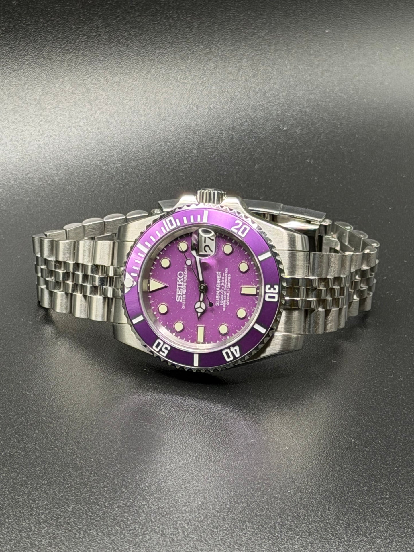 Seiko Submariner Mod ‘Purple’  40mm