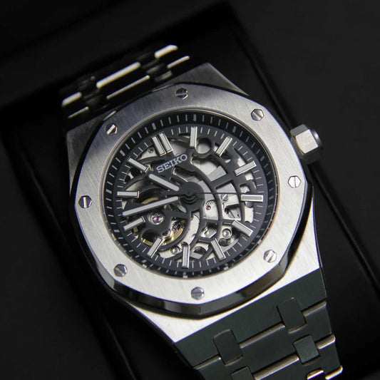 Seiko Royal Oak Mod ‘Steel Skeleton’ 41 (NH70)