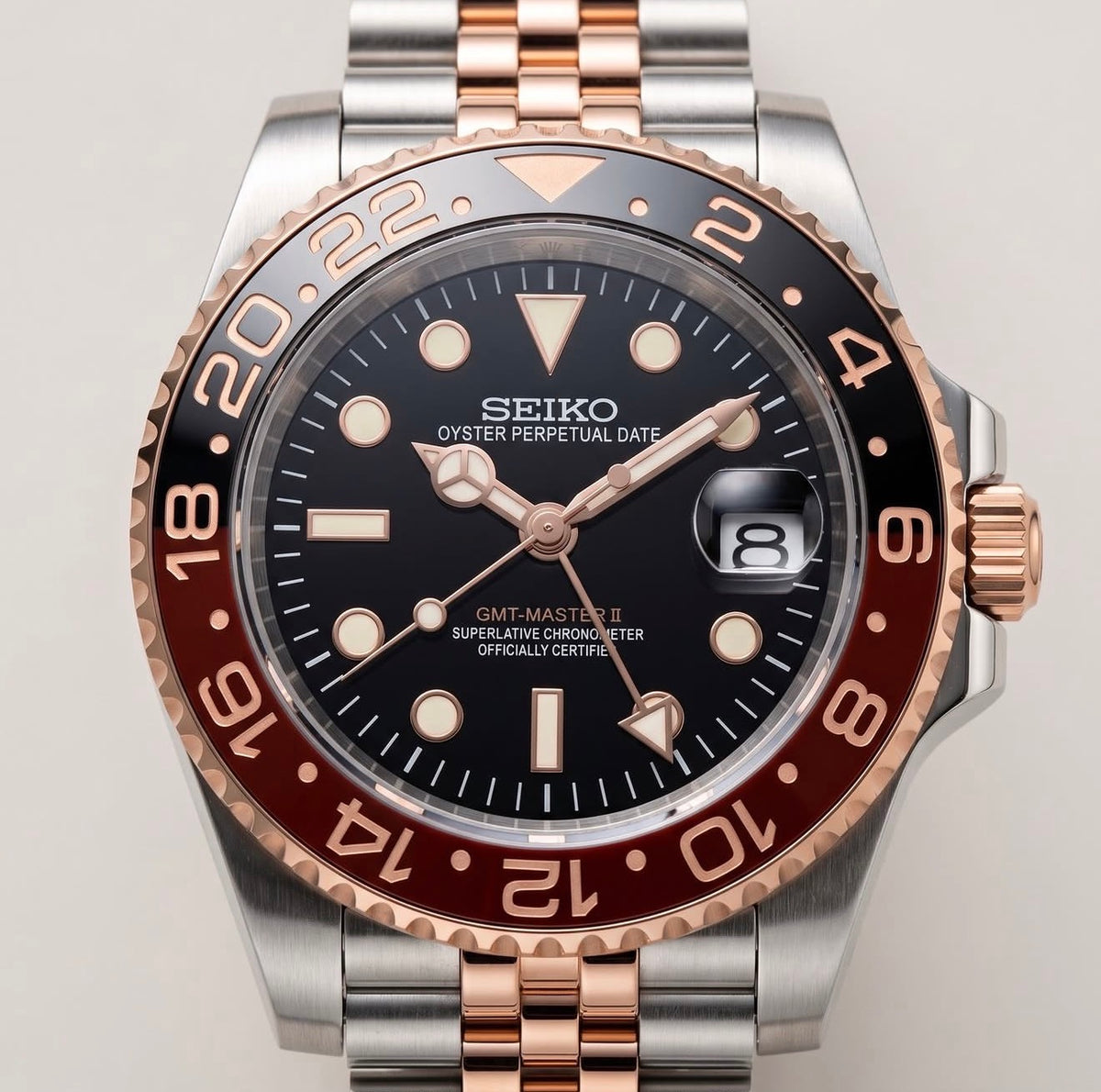 Seiko GMT-Master II Mod ‘Rootbeer Jubilee’ 40