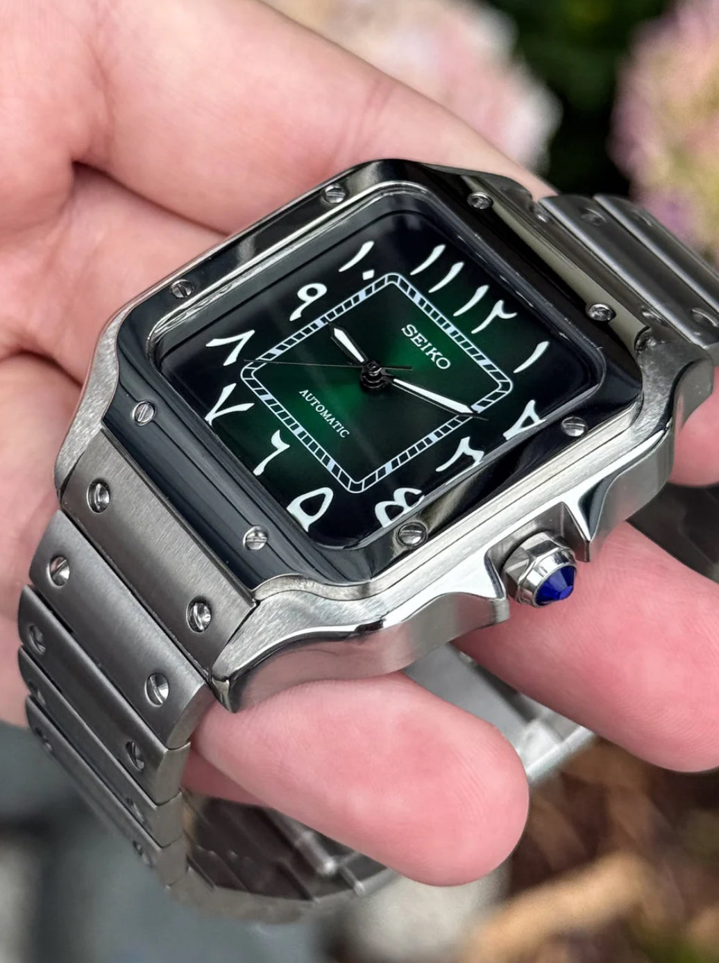 Seiko Santos Mod ‘Arabic Green Dial’ 39