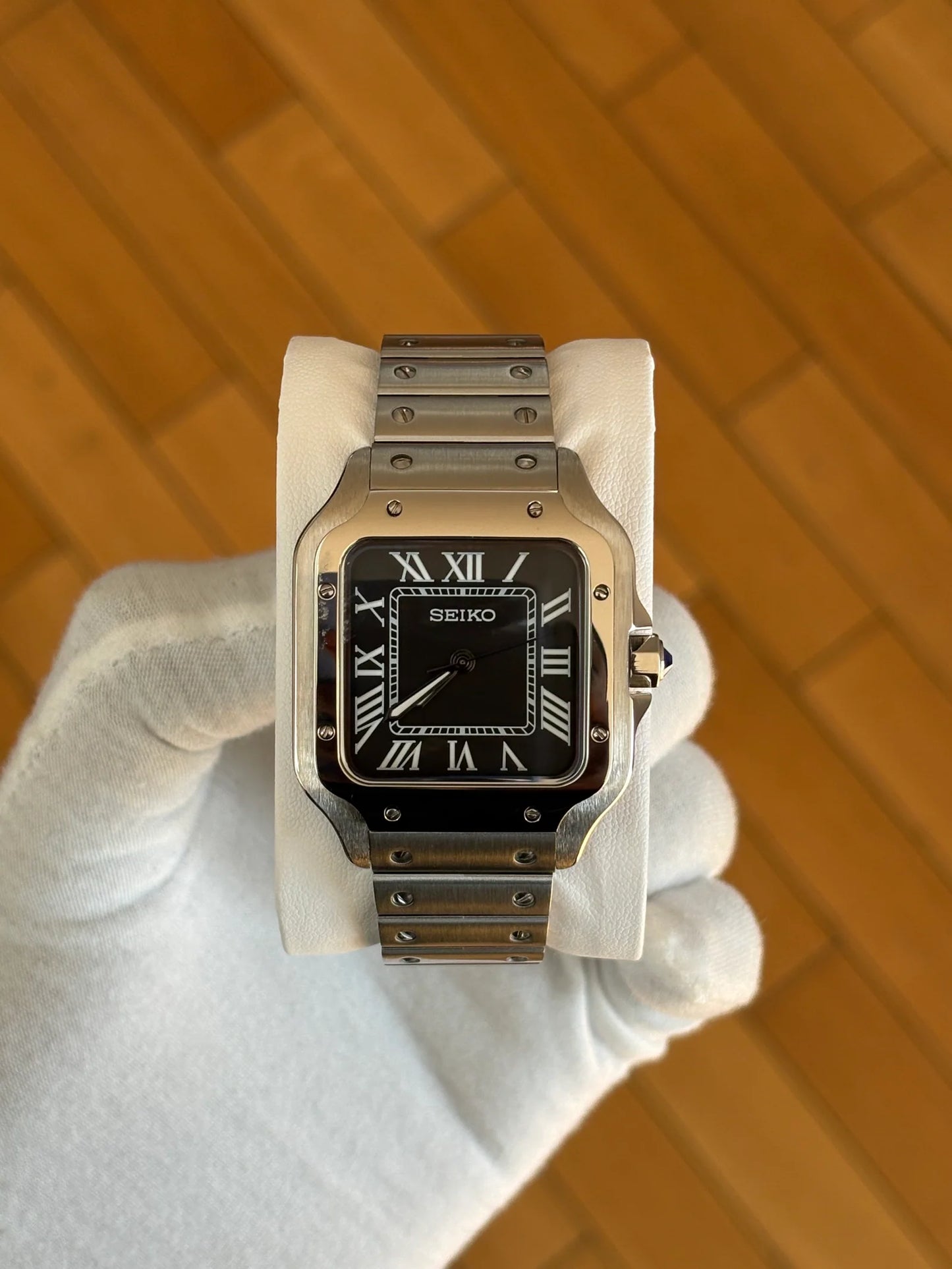 Seiko Santos Mod ‘Matte Black Dial’ 39