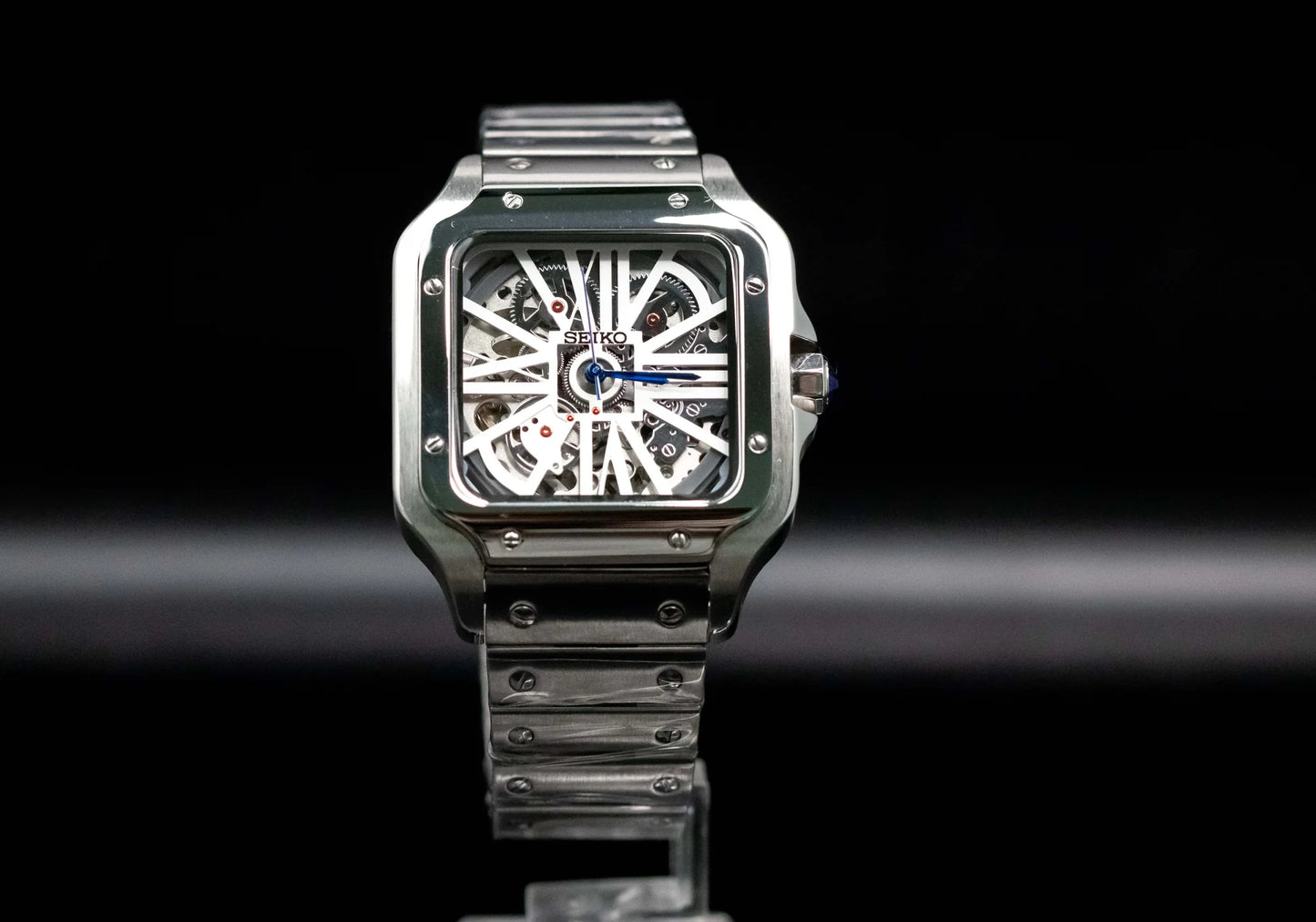 Seiko Santos Mod ‘White Skeleton’ 39mm