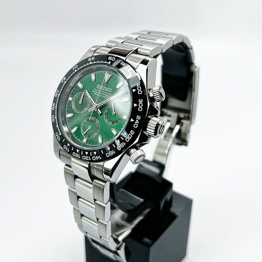 Seiko Daytona Mod ‘Steel Green Dial’ 40
