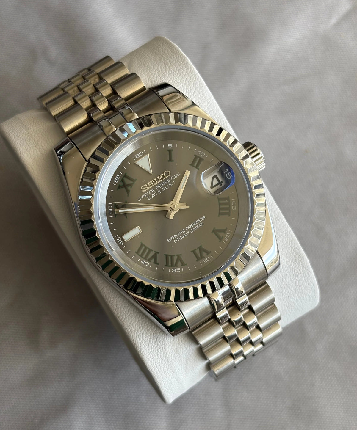 Seiko Date-just mod ‘Wimbledon Dial’ 36/39