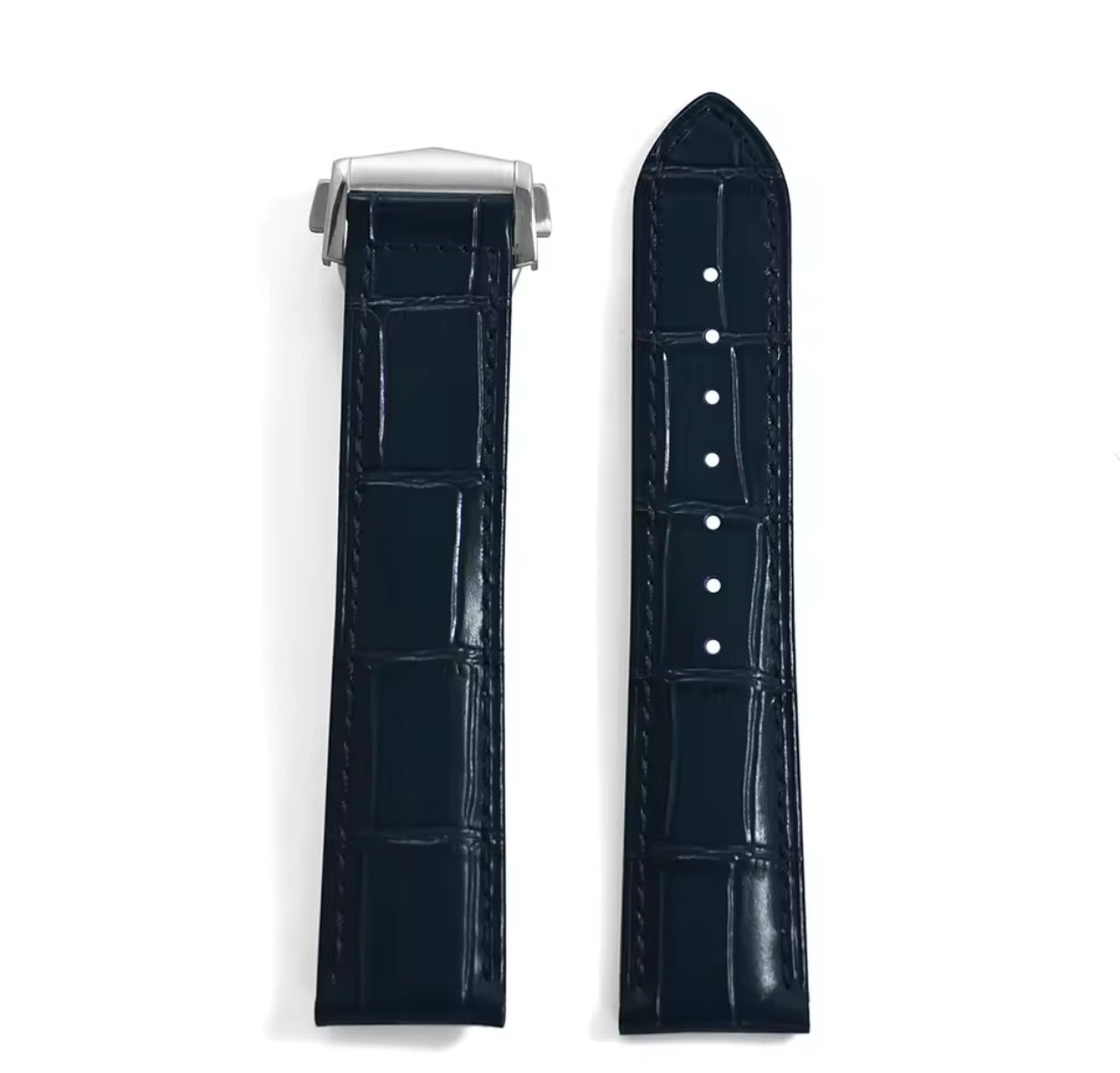 Bamboo Style Genuine Leather strap (19mm/20mm/21mm/22mm)