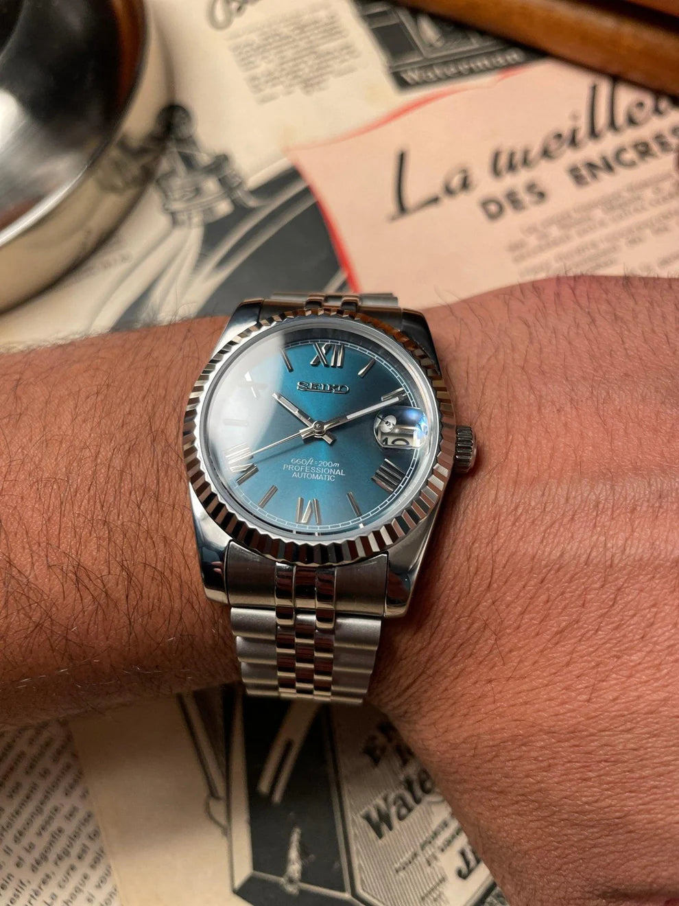 Seiko Date-just ‘Celadon Dial’ 36/39mm