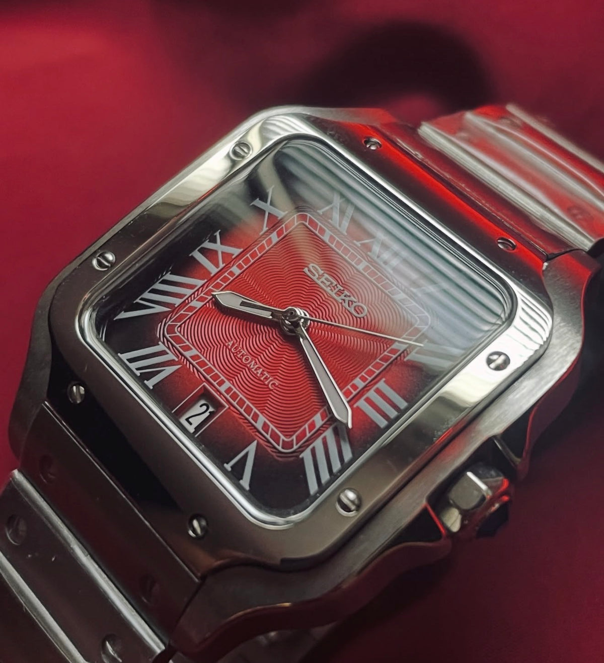 Seiko Santos Mod ‘Special Edition Red Dial’ w/date 39