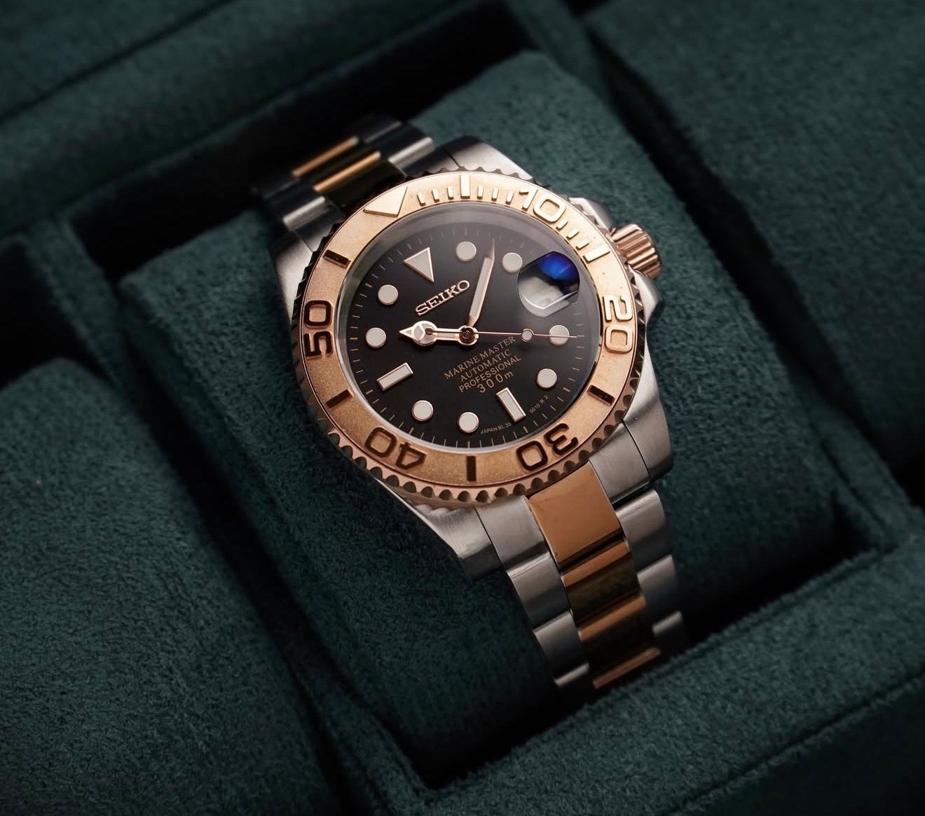 Seiko Marine Master Mod ‘Rose Gold Two-Tone’ 40