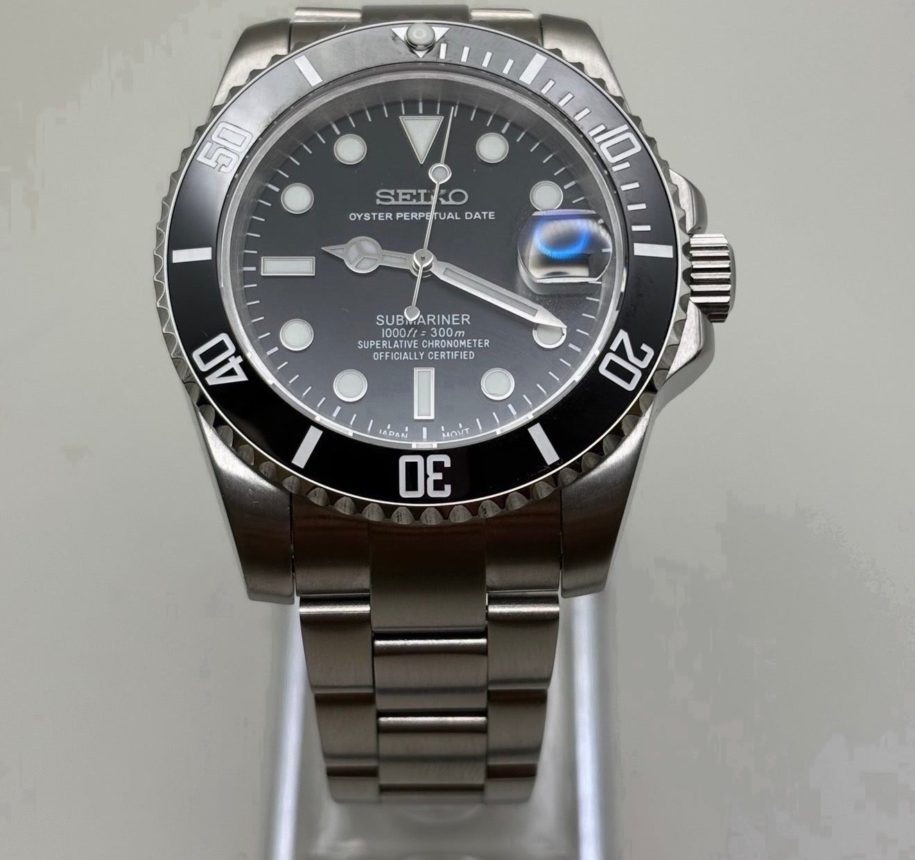 Seiko Submariner Mod ‘Black Steel’ 40