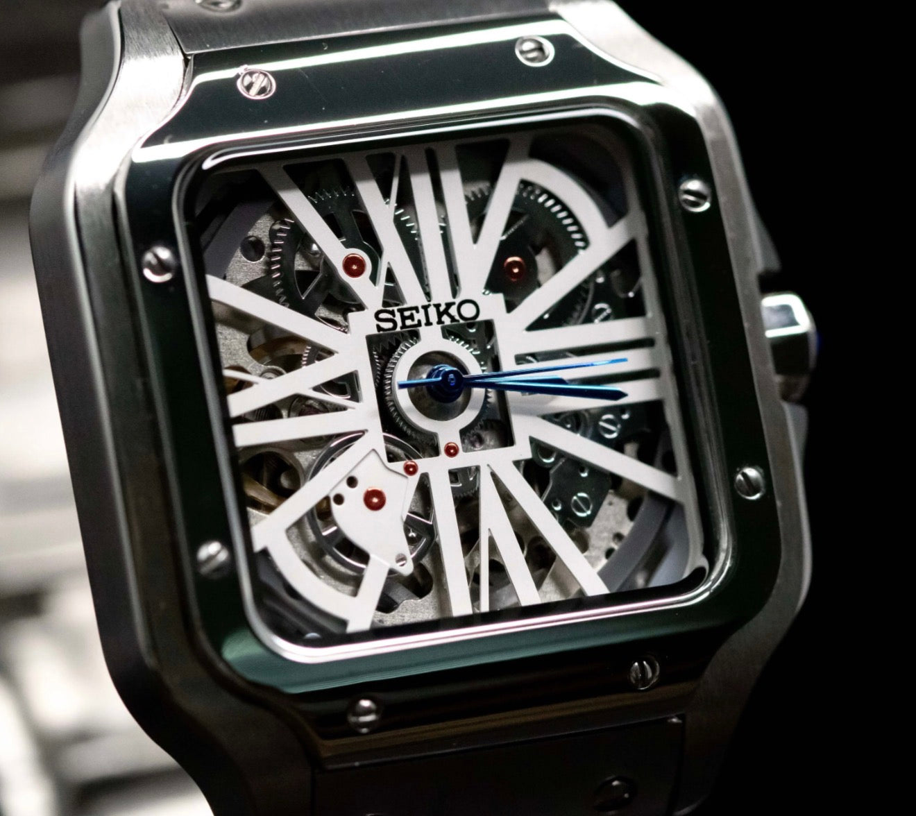 Seiko Santos Mod ‘White Skeleton’ 39mm