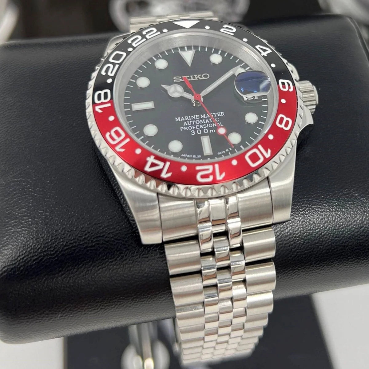Seiko Marine Master Mod ‘Coke Bezel- Jubilee Bracelet’ 40
